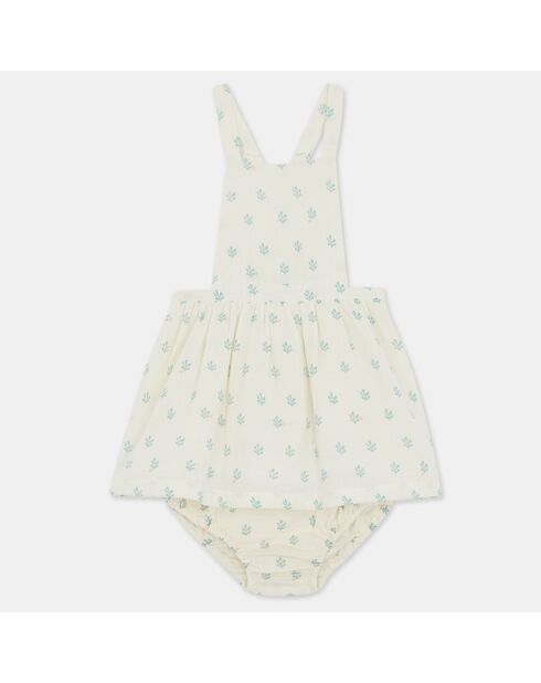 Ensemble Robe & Culotte Quada en Coton biologique écru