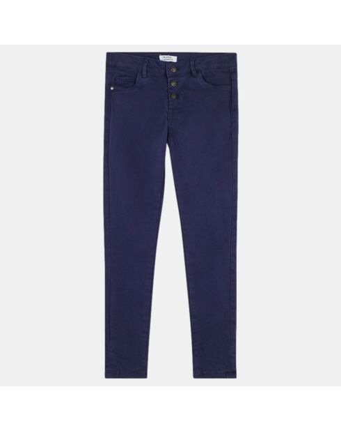 Pantalon en Twill de Coton biologique bleu marine