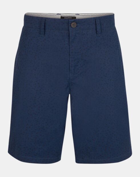 Bermuda Regular Fit Kumoti imprimé bleu marine