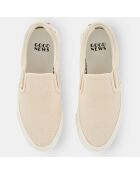 Slip On en Coton Bio Courtney beige/bleu