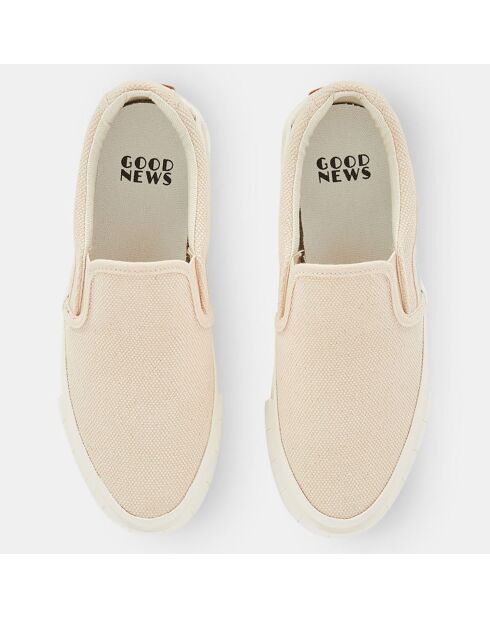 Slip On en Coton Bio Courtney beige/bleu