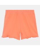 Short en Jersey de Coton organique Ully corail