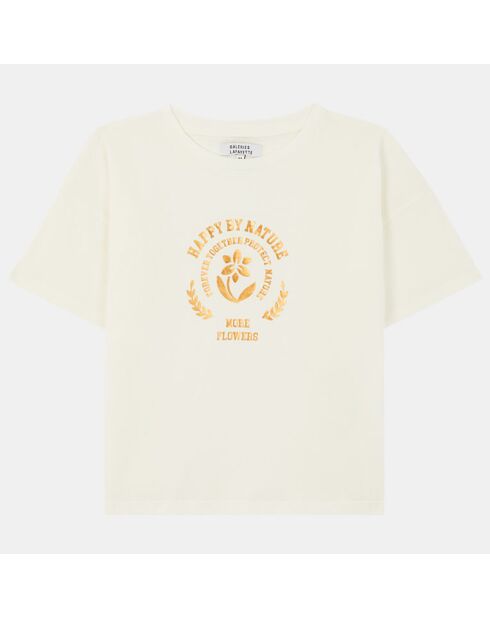T-Shirt en Coton biologique Divette écru