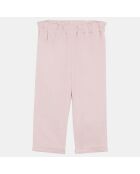 Pantalon Norma en Coton mélangé rose