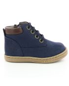 Bottillons en Velours de Cuir Tackland marine