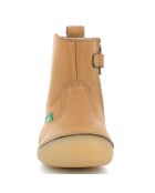 Bottillons en Cuir Socool camel clair