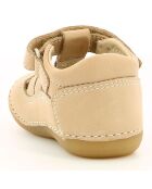 Salomés en Cuir Sushy beiges