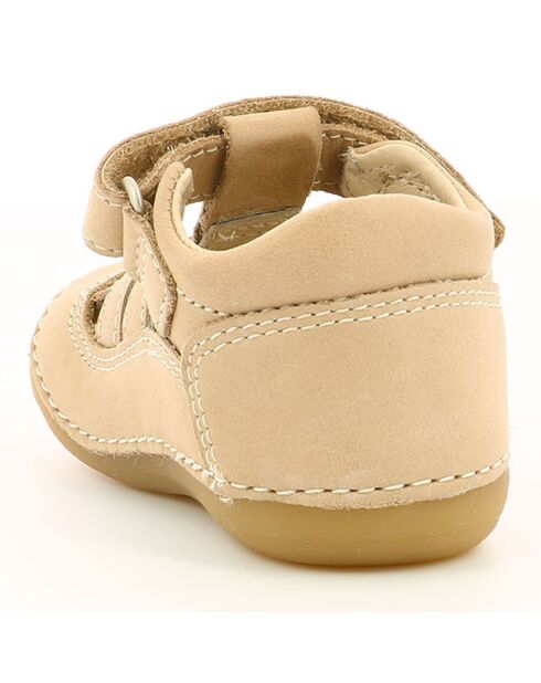 Salomés en Cuir Sushy beiges
