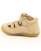 Salomés en Cuir Sushy beiges