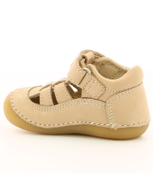 Salomés en Cuir Sushy beiges