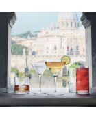 6 doorzichtige bekers Roma 1960 - 30cl