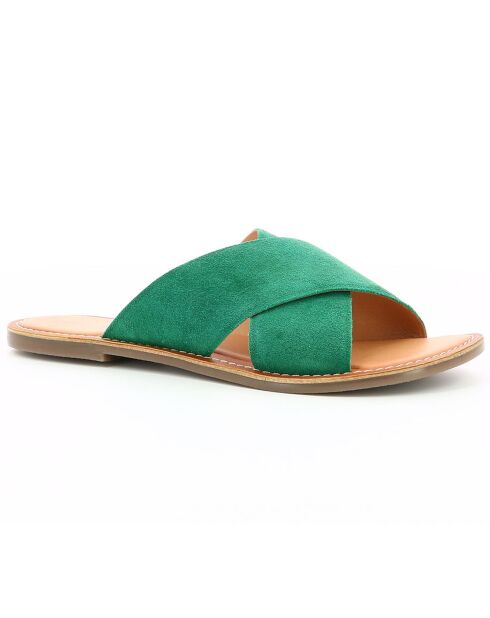 Sandales en Cuir Diaz vertes