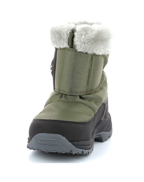Boots Jumpsnow intérieur fourré kaki/noir