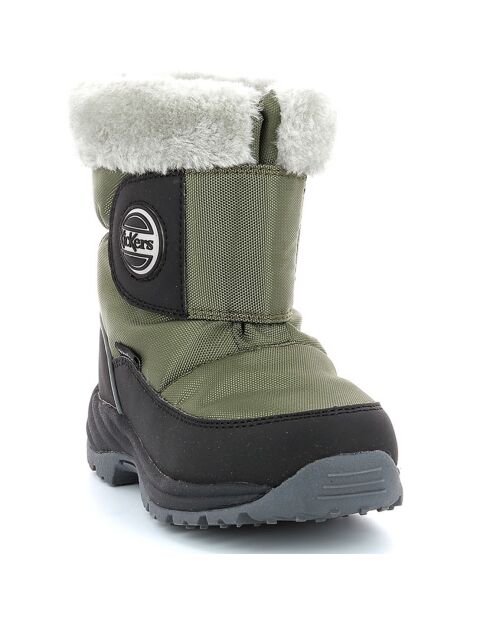 Boots Jumpsnow intérieur fourré kaki/noir