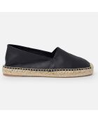 Espadrilles en Cuir Lea noires