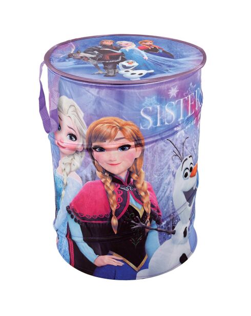 Boîte de rangement Disney La Reine des Neiges 2 violette - D.38xH50 cm
