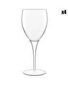 4 Verres à vin Michel Angelo transparents - 52 cl