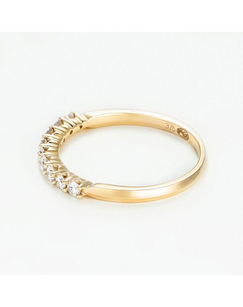 Only You 0,33 karaat geelgouden diamanten ring