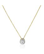 Pendentif Mon Brillant Diamants 0.12 ct or jaune