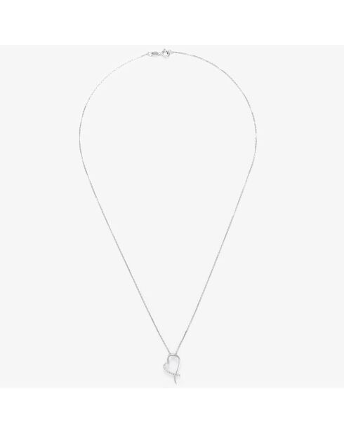 Pendentif Tender Heart Diamants 0.06 ct or blanc