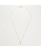 Pendentif Mini Trilogy Diamants 0.02 ct or jaune