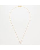 Pendentif  Joli Coeur Diamants 0.07 ct or jaune