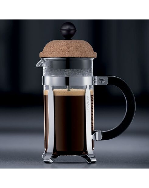 Cafetière à piston 3 tasses Chambord liège - 0.35 L