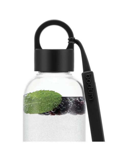 Botella negra para llevar Melior - 0,5 L