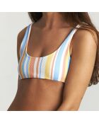 Haut de Maillot Springs à rayures multicolore