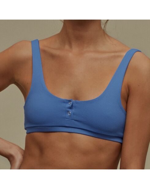 Haut de Maillot Runner Polo bleu