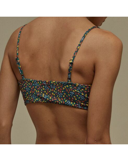 Haut de Maillot Giardinetto fleuri vert/multicolore