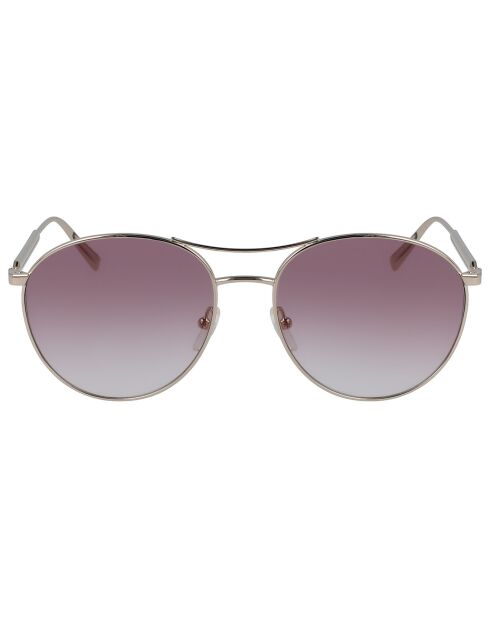 Lunettes de soleil Femme dorées
