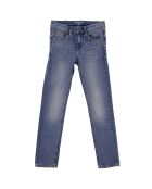 Jean flash en Toile de coton skinny bleu clair