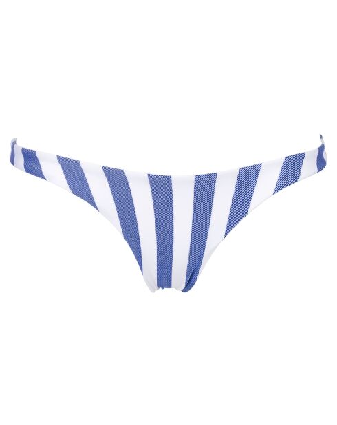 Bas de Maillot Runner à rayures bleu/blanc