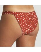Bas de Maillot Boulevard à pois terracotta/blanc