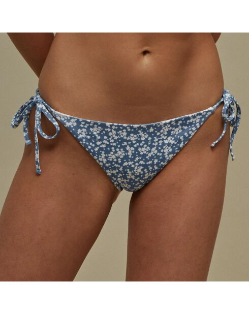 Bas de Maillot Milos fleuri bleu