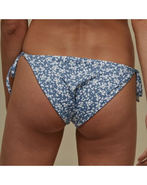 Bas de Maillot Milos fleuri bleu
