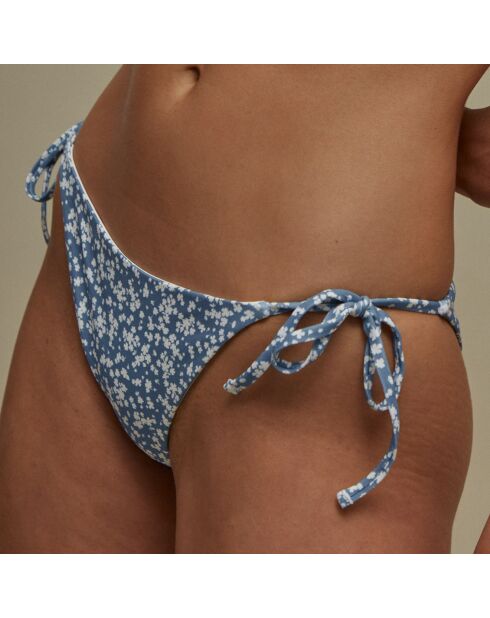 Bas de Maillot Milos fleuri bleu
