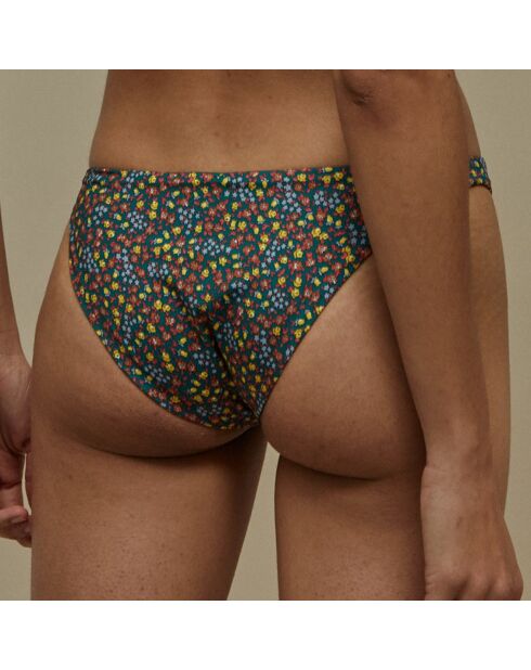 Bas de Maillot Giardinetto fleuri vert/multicolore