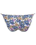 Bas de Maillot Positano fleuri blanc/bleu