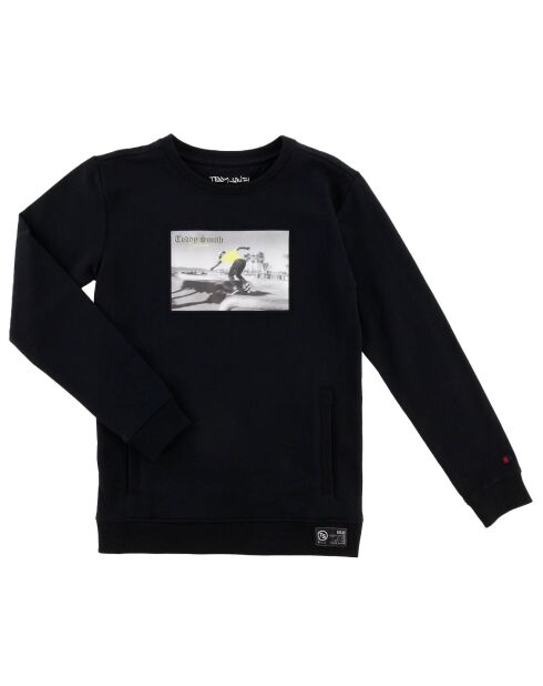 T-Shirt Olo en Coton skeater noir