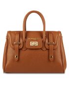 Ondine Handtasche aus Kamelleder - 35x22x14 cm