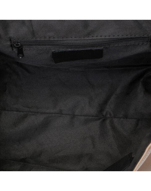 Borsa Ondine in pelle taupe - 35x22x14 cm
