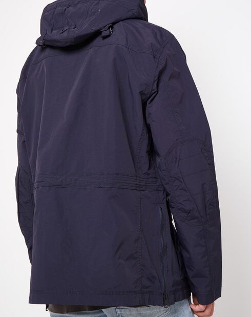 Parka capuche Skidoo bleu marine