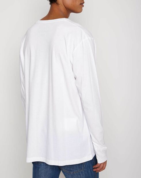 T-Shirt Smu Streif blanc