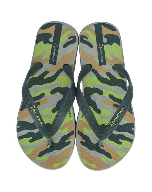 Ipanema Classic Ix Groen/beige teenslippers voor kinderen