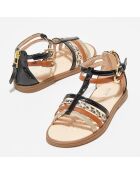 Sandales Karly noir/marron