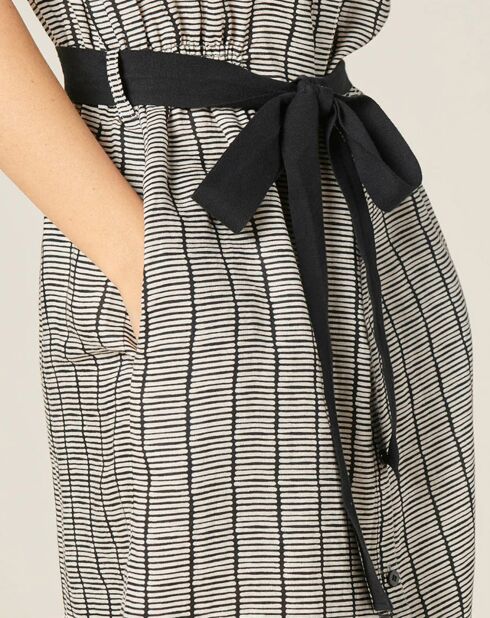 Robe 100% Lin Dicka fumée