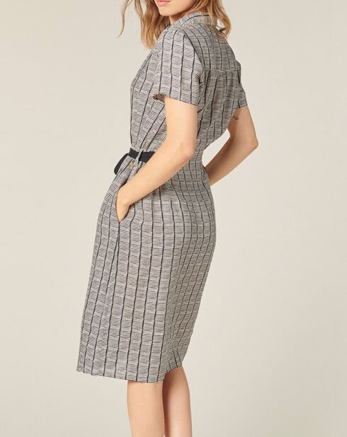 Robe 100% Lin Dicka fumée
