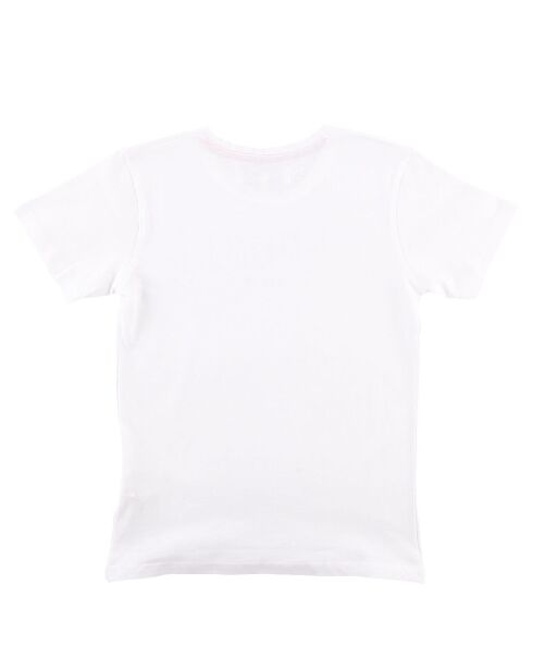 T-Shirt en Coton à logo classic blanc